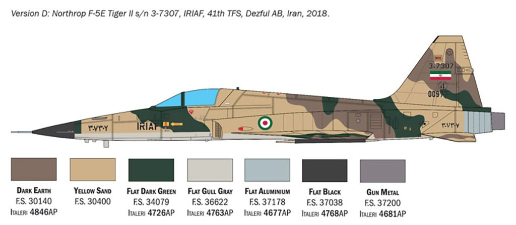 Italeri Northrop F-5E Tiger II