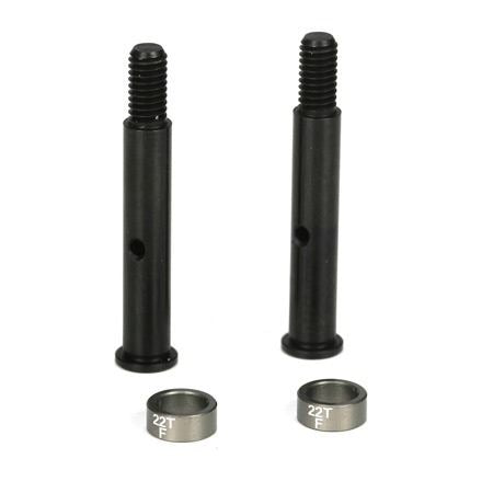 TLR Front Axles (2): 22T