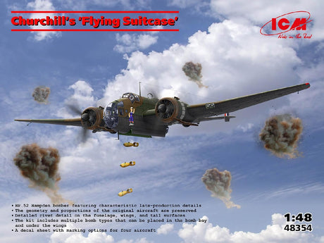 Icm Churchill'S 'Flying Suitcase' Hp.52 Hampden Bomber