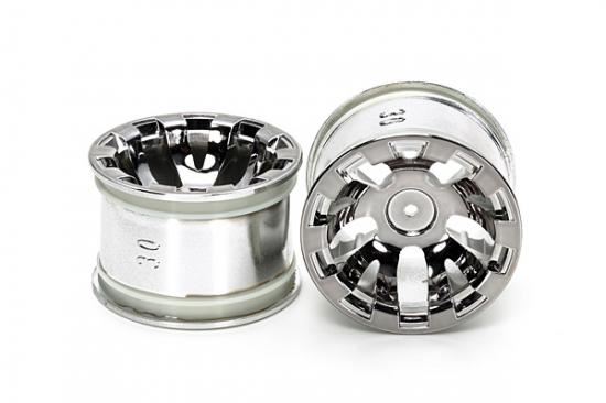 Tamiya T3-01 Chrome Whl 4 Wss Tire R