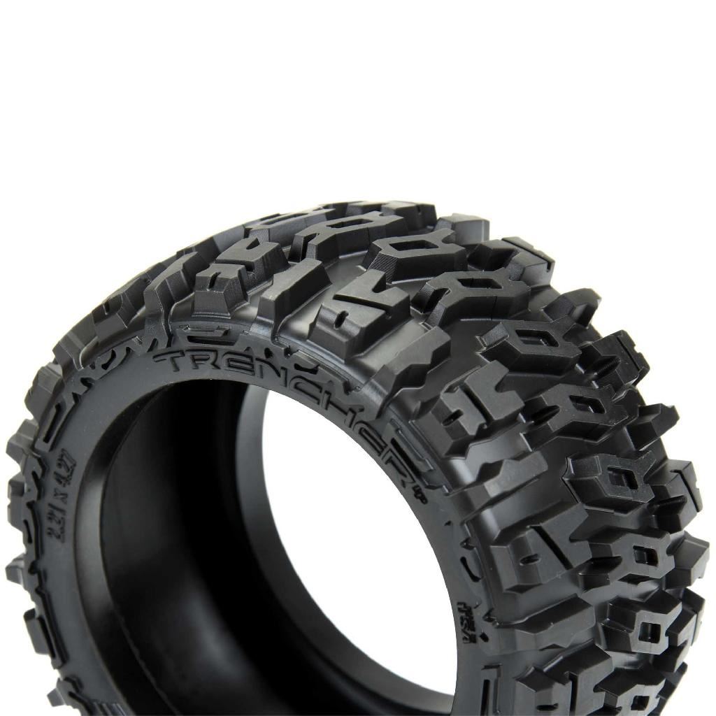 Proline 1/10 Trencher Lp Front/Rear 2.8In Mt Tires Mounted 12mm Blk R