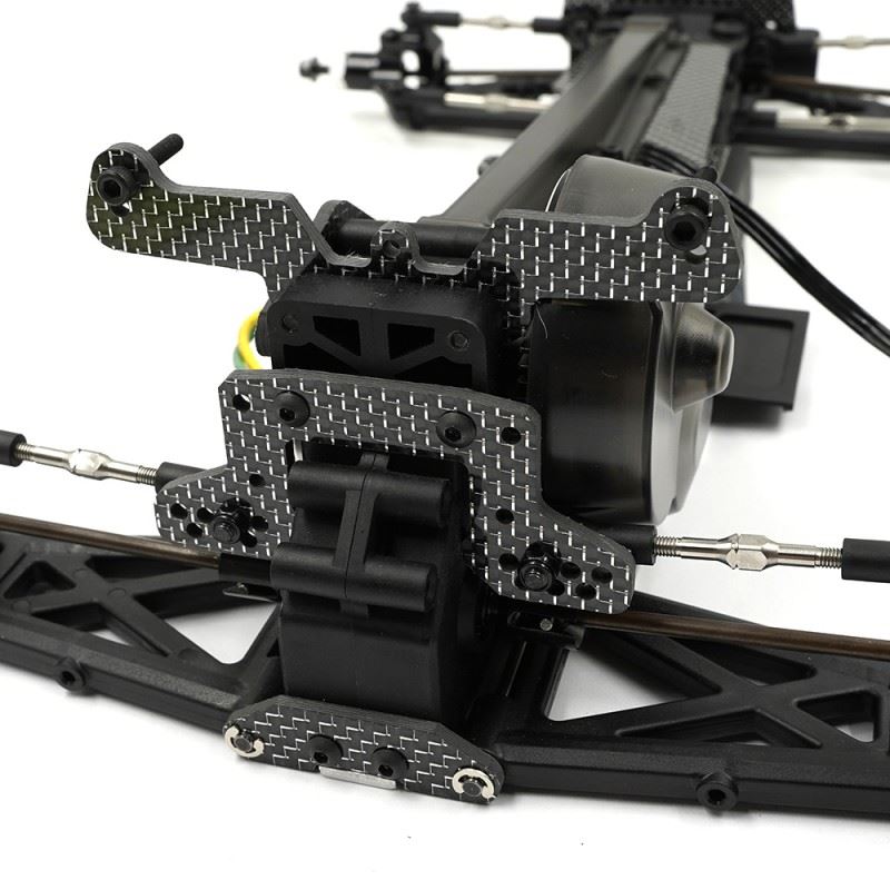 Yeah Racing Carbon Front & Rear Suspension Mount For Kyosho Optima Mid