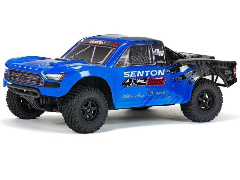 Arrma Senton Boost 4X2 550 Mega 1/10 2WD SC Blue