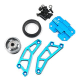 Yeah Racing Adjustable Aluminum Wheelie Bar for WR02 GF01 Blue