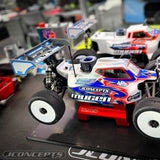 F2I 1/8th Buggy/Truck Wing - Grey