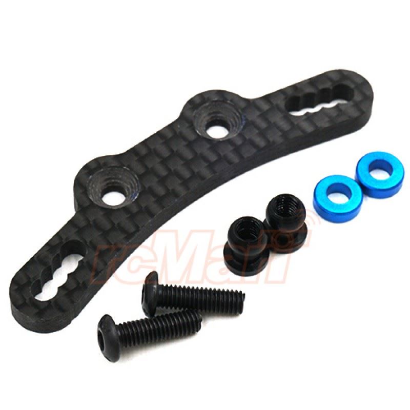 Yeah Racing Carbon Front Damper Stay for Tamiya M07