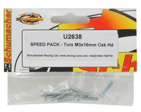 Schumacher Speed Pack - Torx M3x16mm Csk Hd