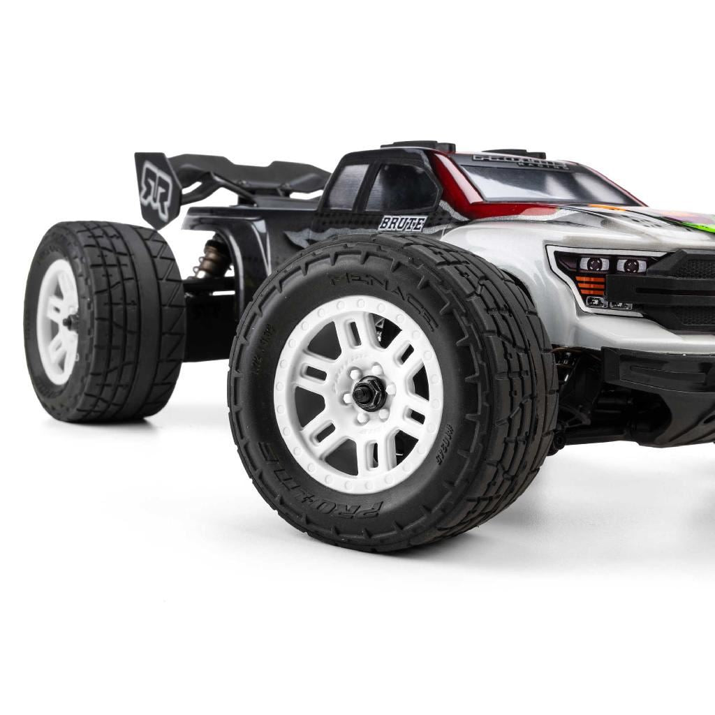 Pro-Line 1/16 Menace Front/Rear Street Tires Mounted 12Mm White Split