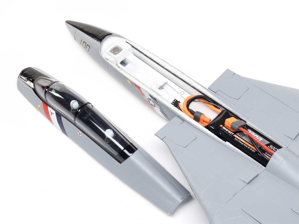 E Flite F-14 Tomcat Twin 40mm EDF BNF Basic