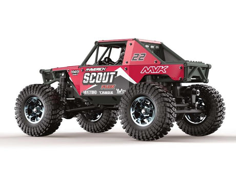 Scout-24 Flux 1/24Th Rock Crawler - Red