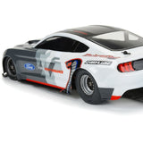 Proline 1/16 Reaction Rear Tires Mtd 8mm Black/Silver (2): Losi Mini