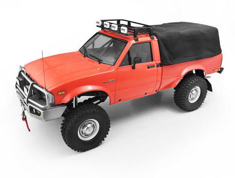 RC4WD BED SOFT TOP W/CAGE FOR RC4WD MOJAVE II TWO DOOR (BLACK)