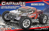 FTX Carnage 2.0 1/10 Brushed Truck 4WD RTR Red - FTX5537R