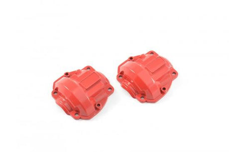 FTX OUTBACK FURY/HI-ROCK ALLOY AXLE BOX COVER RED (2PCS)