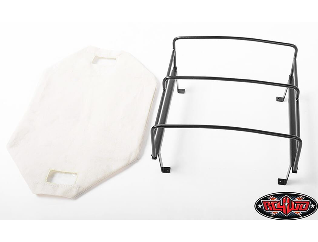 RC4WD BED SOFT TOP W/CAGE FOR RC4WD MOJAVE II FOUR DOOR (WHITE)