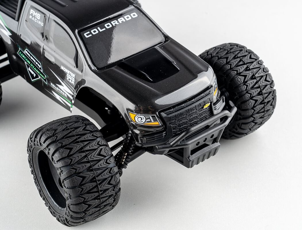 FMS FMT24 1/24TH CHEVROLET COLORADO TRUCK RTR - BLACK