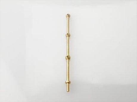 RACTIVE 3 Hole Stanchion, Brass 40mm (Pk10)