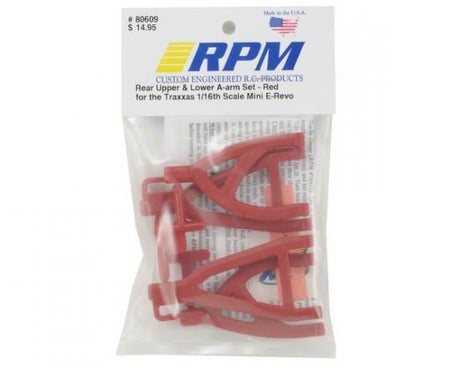 RPM Traxxas 1/16th E-Revo Rear A-Arms Red