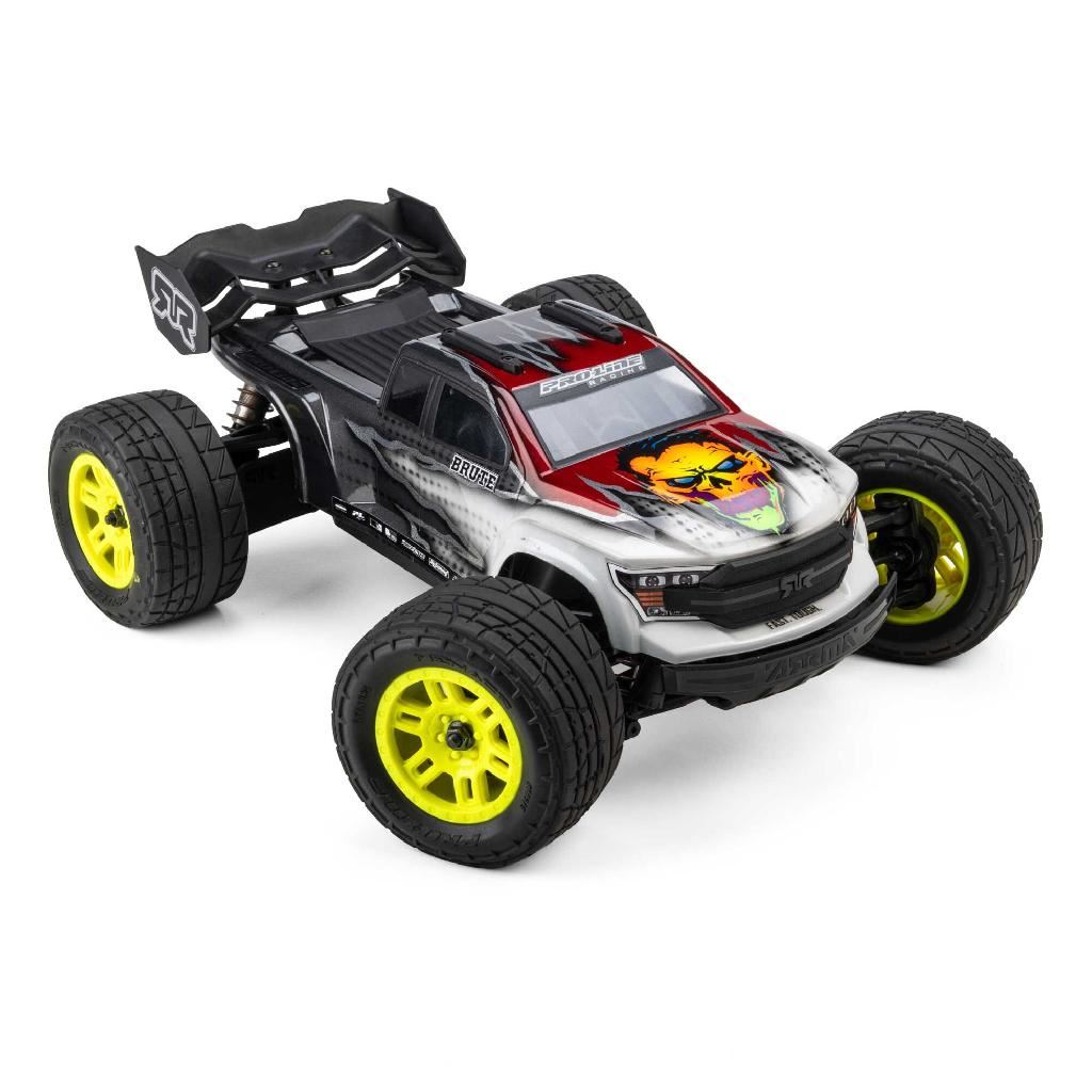Pro-Line 1/16 Menace Front/Rear Street Tires Mounted 12Mm Yellow Spli