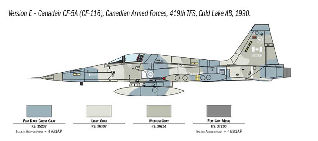 Italeri F-5A Freedom Fighter