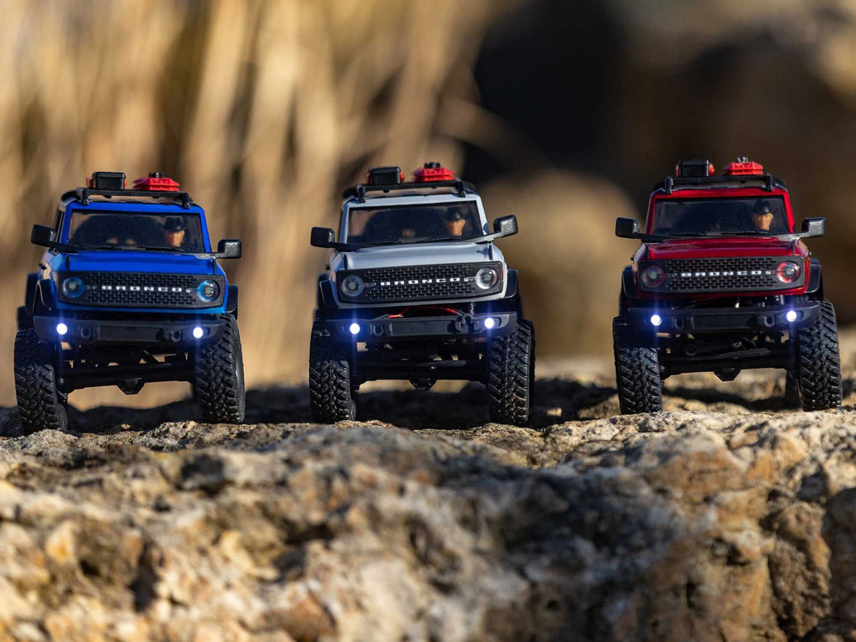 Axial 1/24 SCX24 2021 Ford Bronco 4WD Truck Brushed RTR, Red
