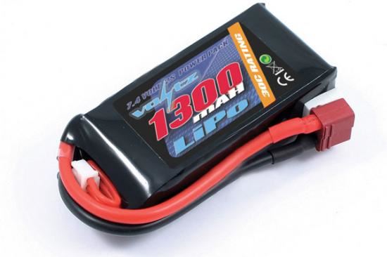 VOLTZ 1300mah 2S 7.4V 30C LIPO BATTERY