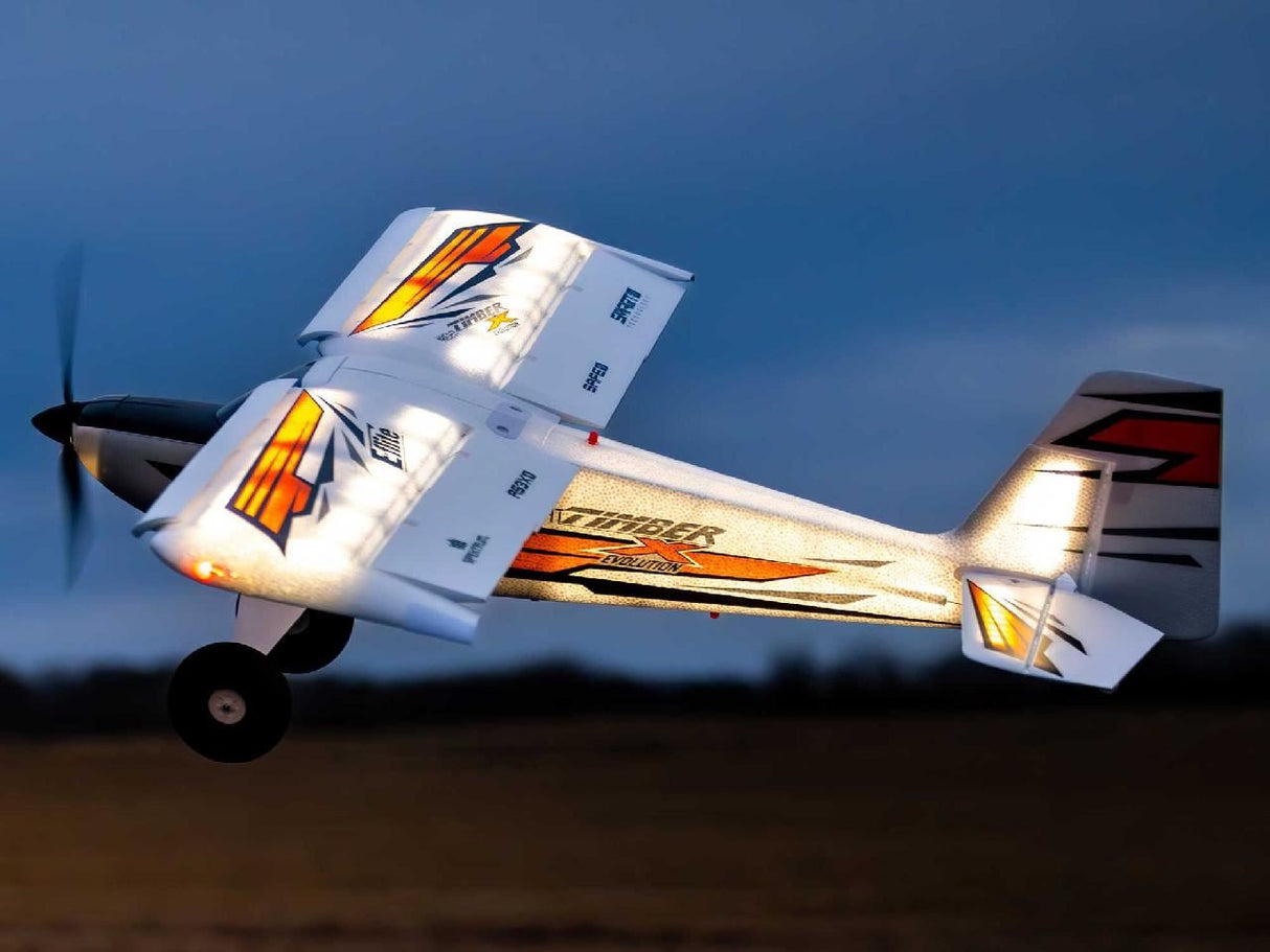 E Flite Night Timber X Evolution 1.2M Bnf Basic With As3X+ And Safe