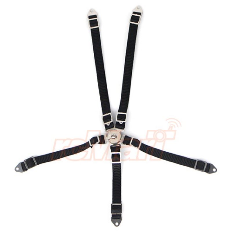Yeah Racing 1/10 RC Scale Accessory Safety Belt Black