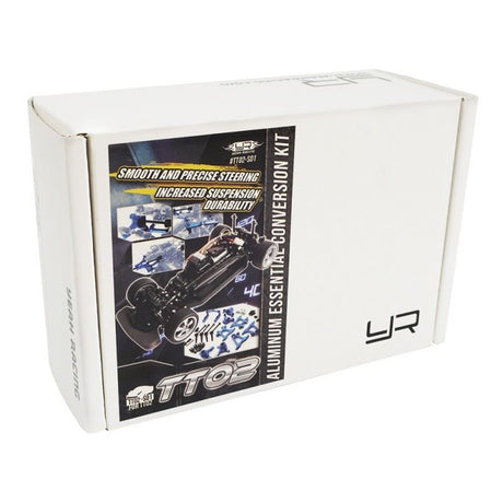 Yeah Racing Aluminum Essential Conversion Kit Red For Tamiya TT02