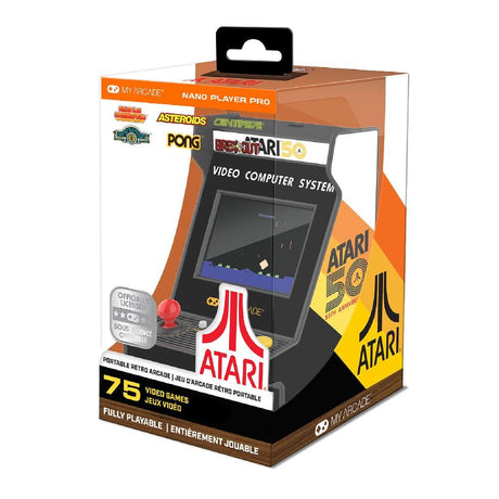 My Arcade (Parent) Atari Nano Player Pro 4.8In Portable Retro Arcade (75 Games in 1)