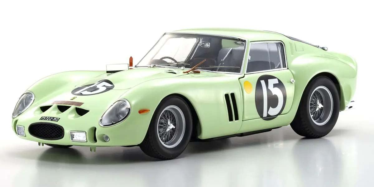 Kyosho 1:18 Ferrari 250 Gto Goodwood Tourist Trophy 1962 Nr.15