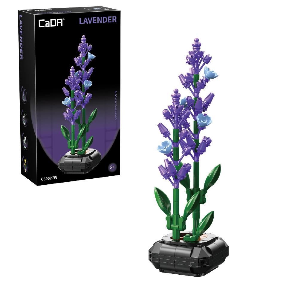 Cada Lavender Building Block Planter - 205 Pcs