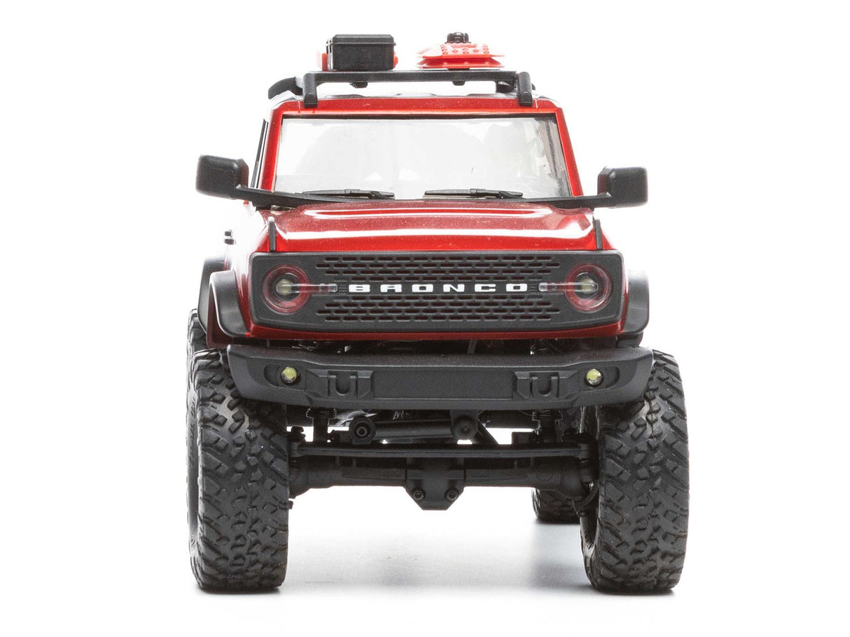 Axial 1/24 SCX24 2021 Ford Bronco 4WD Truck Brushed RTR, Red