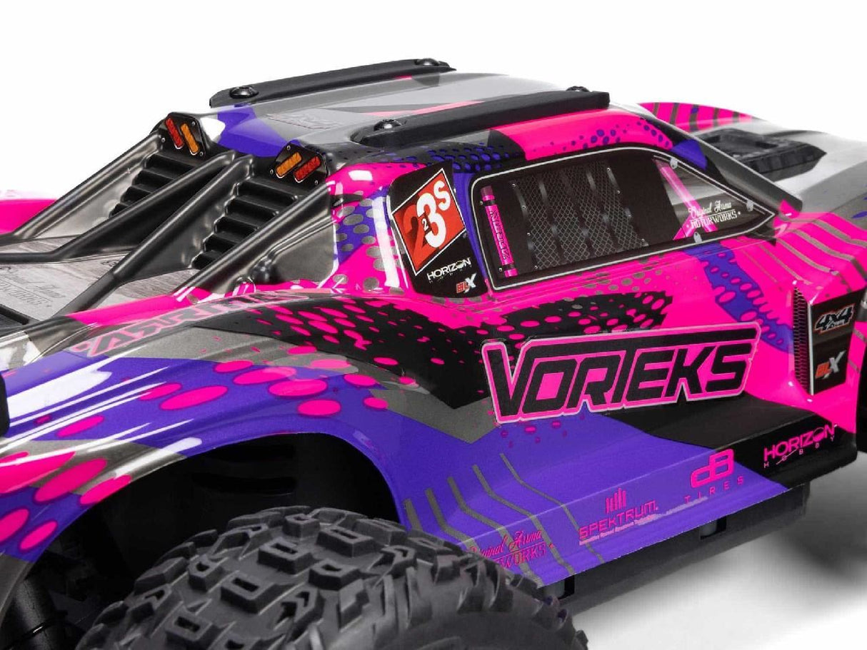 Arrma 1/10 Vorteks 223S Blx 4X4 Stadium Truck Rtr With Dsc Purple