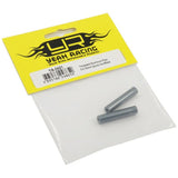 Yeah Racing Threaded Aluminum M3 Link Pipe 6x30mm 2pcs GunMetal