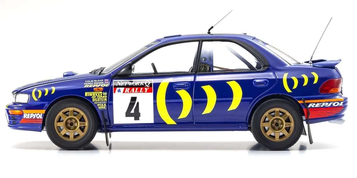 Kyosho 1:18 Subaru Impreza Colin McRae Winner Rac 1994 Nr.4