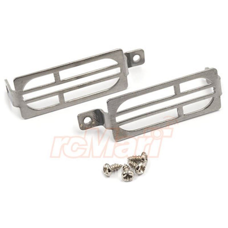 Yeah Racing Steel Rear Light Grill Body Accessories 2pcs For Traxxas TRX-4 TRX-6 Benz