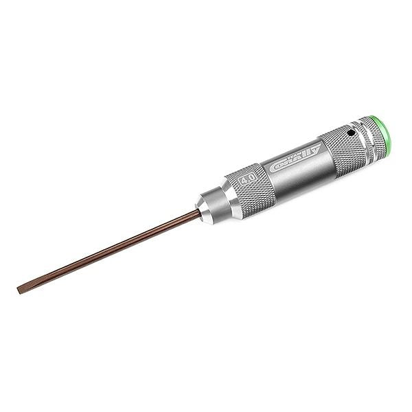 Corally Factory Pro Tool Hardened Tip Alu Grip Flat 4.0mm