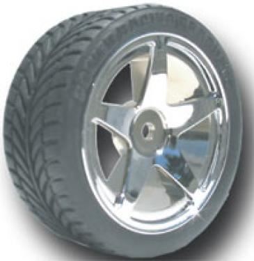 Schumacher Chrome 5 Spoke & Street Tyres (pair)