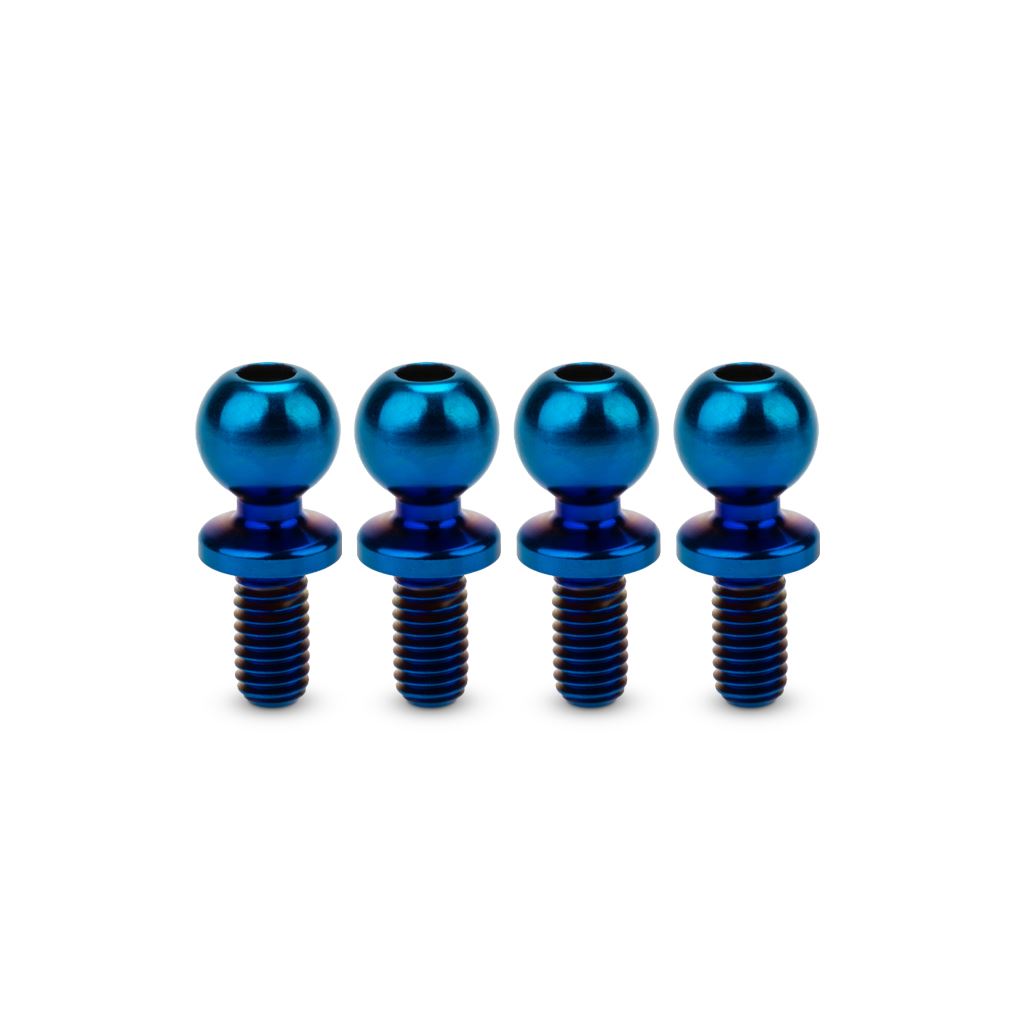 Jci 5.5 X 6Mm Revolved Ti Ball-Stud Blue 4Pc