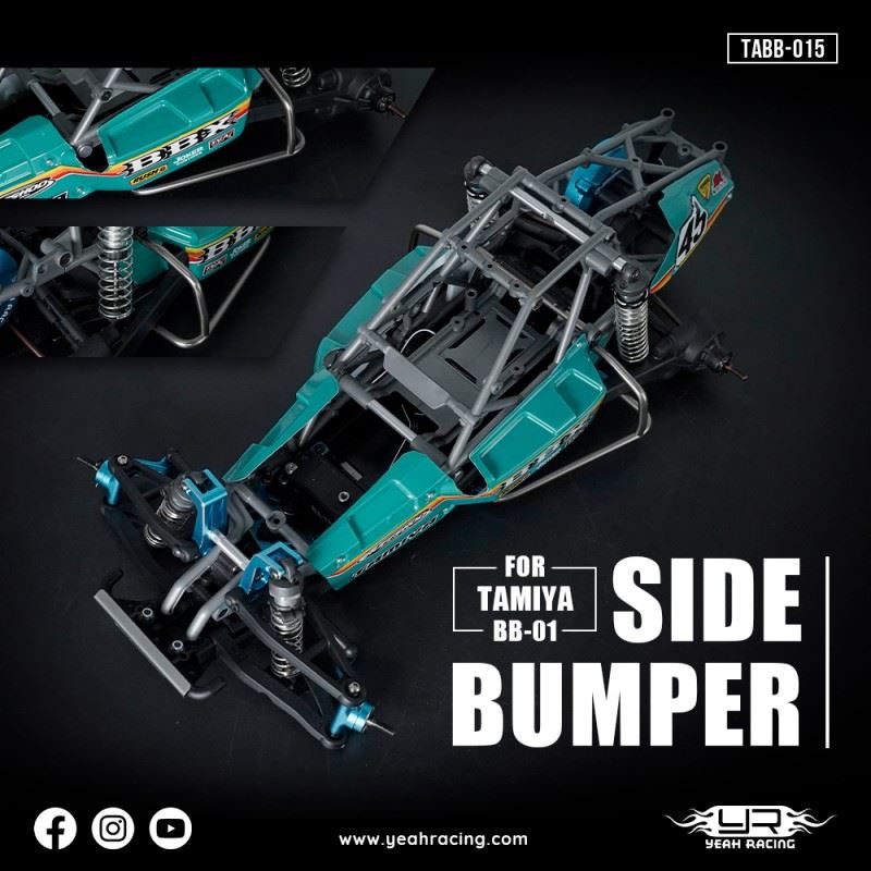Yeah Racing Aluminum Side Bumper For Tamiya Bbx (Bb-01)