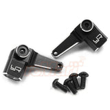 Yeah Racing Aluminum Front Knuckle Arm Set For Tamiya WR02CB Black