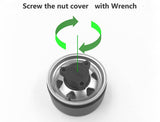RC4WD OEM XJ 1.9  BEADLOCK WHEELS (CHROME)