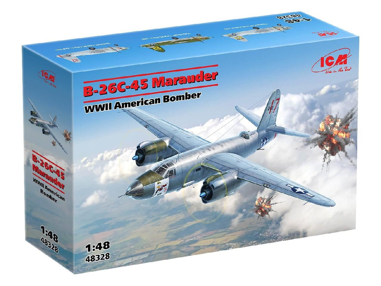 Icm B-26C-45 Marauder, Wwii American Bomber