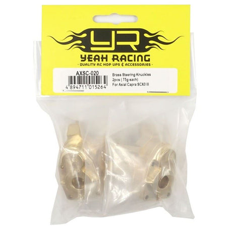 Yeah Racing 72g Brass Steering Knuckles 2pcs For Axial Capra SCX0 III