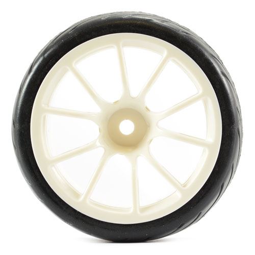 Fastrax 1/10 Street/tread Tyre 10sp White Wheel