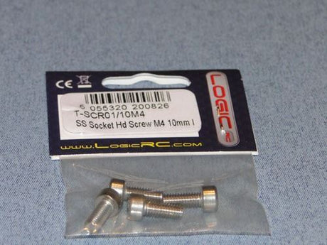 RACTIVE SS Socket Hd Screw M4 10mm Pk4