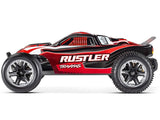 Traxxas Rustler XL-5 RTR Stadium Truck - Red with LED