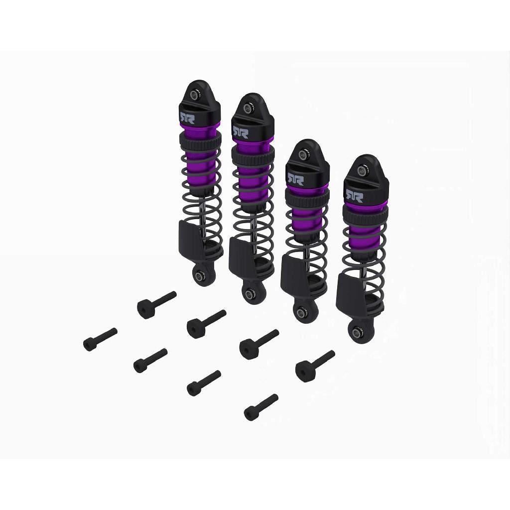 Arrma Shock Set, Front/Rear Assembled, Tbc Cst Oil, Purple (4Pcs):