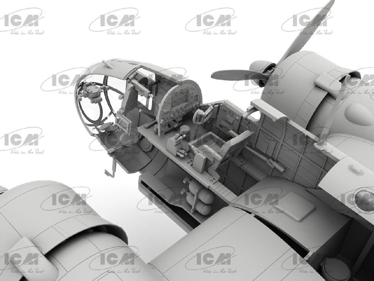 Icm Hp.52 Hampden Tb.Mk.I Wwii British Torpedo Bomber